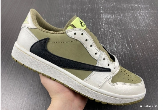 Rep EP Travis FZ3124-200 Neutral Olive Jordan Retro Low Golf Scott 1 0901